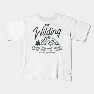 the wilding and adventure Kids T-Shirt